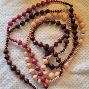 Noonday collection plum rope necklace